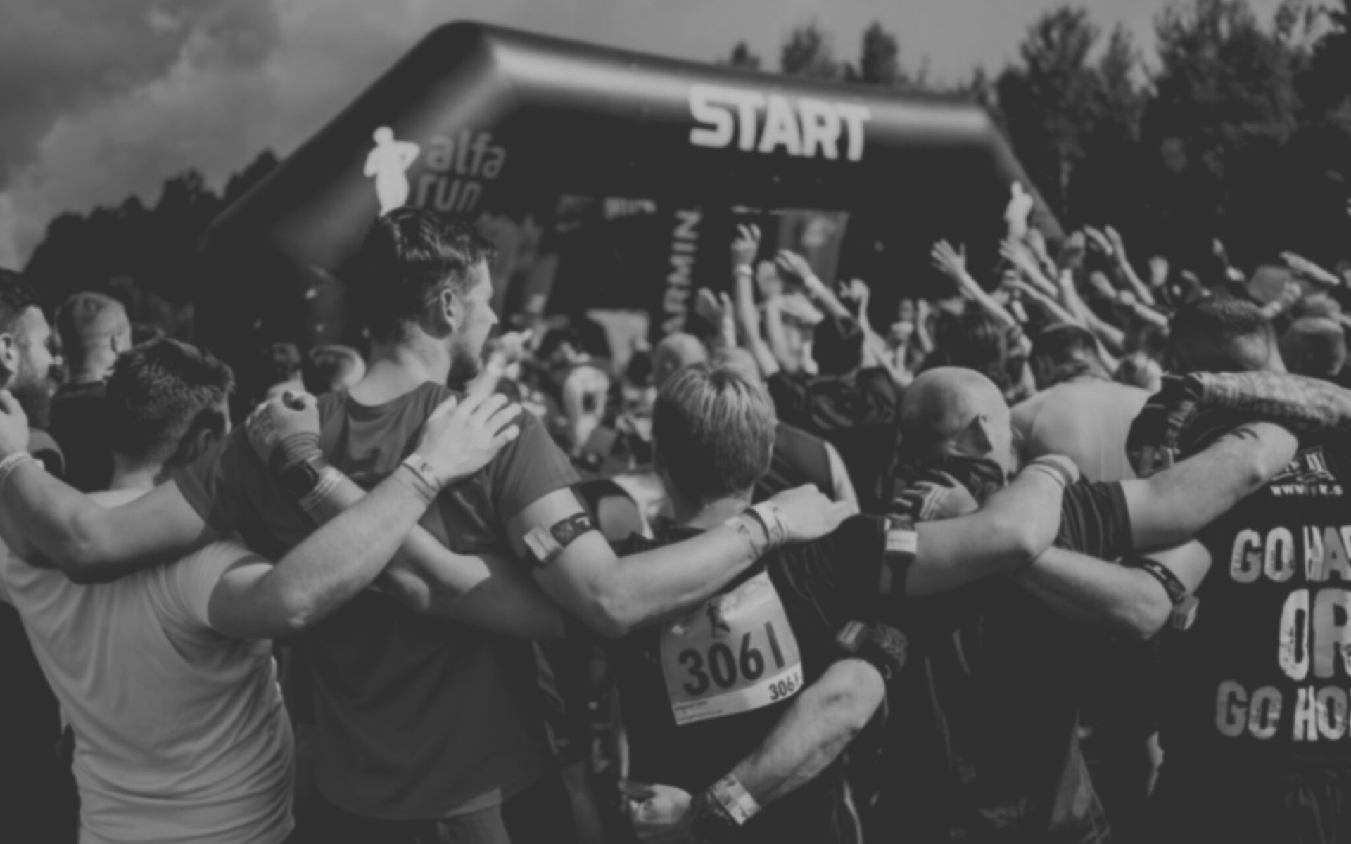 ALFA RUN renginio akimirka